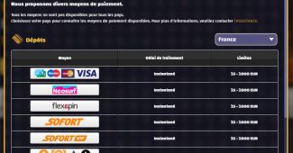 Play Regal Casino : les méthodes de paiement dépôt / retrait